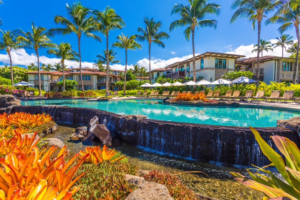 Wailea Vacation Rentals, Pacific Paradise Suite J505 at Wailea Beach Villas* - Beach Front Adult Infinity-Edge Heated Swimming Pool set Directly on Wailea...