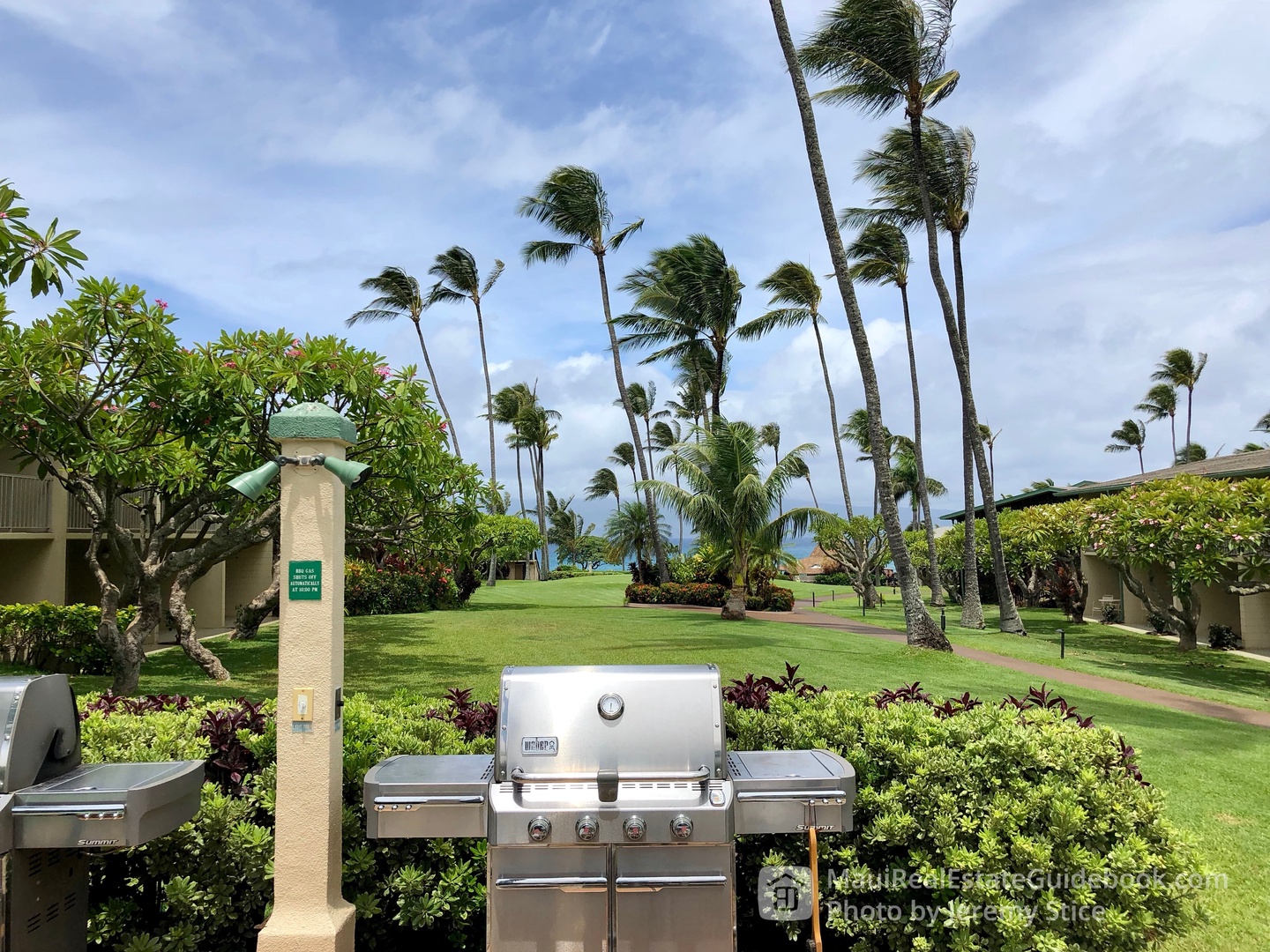 Lahaina Vacation Rentals, Napili Shores F-252 - BBQ areas at Napili Shores