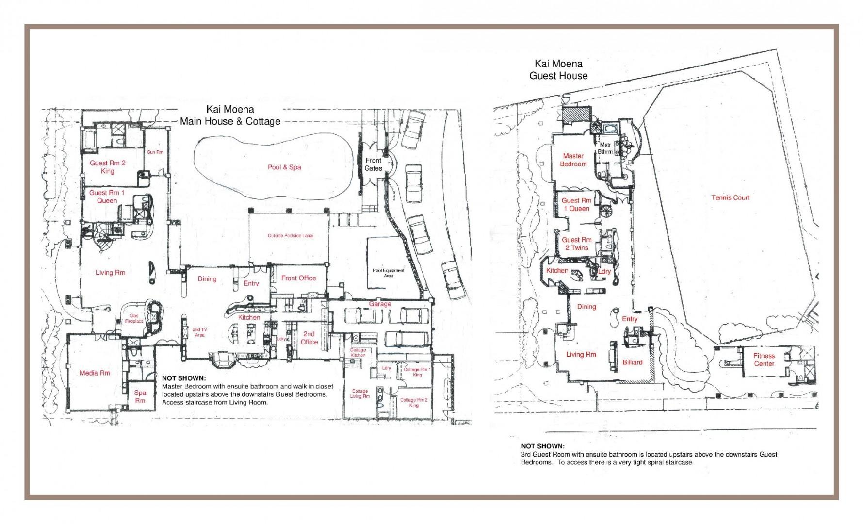 Kailua Vacation Rentals, Kailua's Kai Moena - Kai Moena Estate Floor Plan