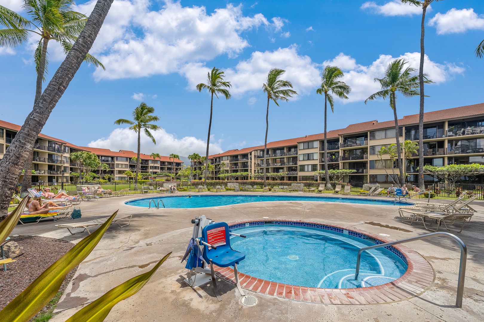 Lahaina Vacation Rentals, Papakea K-105 - Soak in the sun at Papakea K-105’s tropical pool and inviting hot tub.