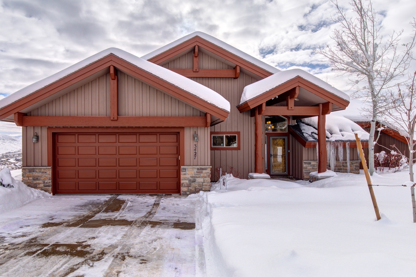 Park City Vacation Rentals, Cedar Ridge Townhouse - Parking is available for two vehicles in the garage. Overnight parking on the street or in the driveway is not permitted and subject to fine.