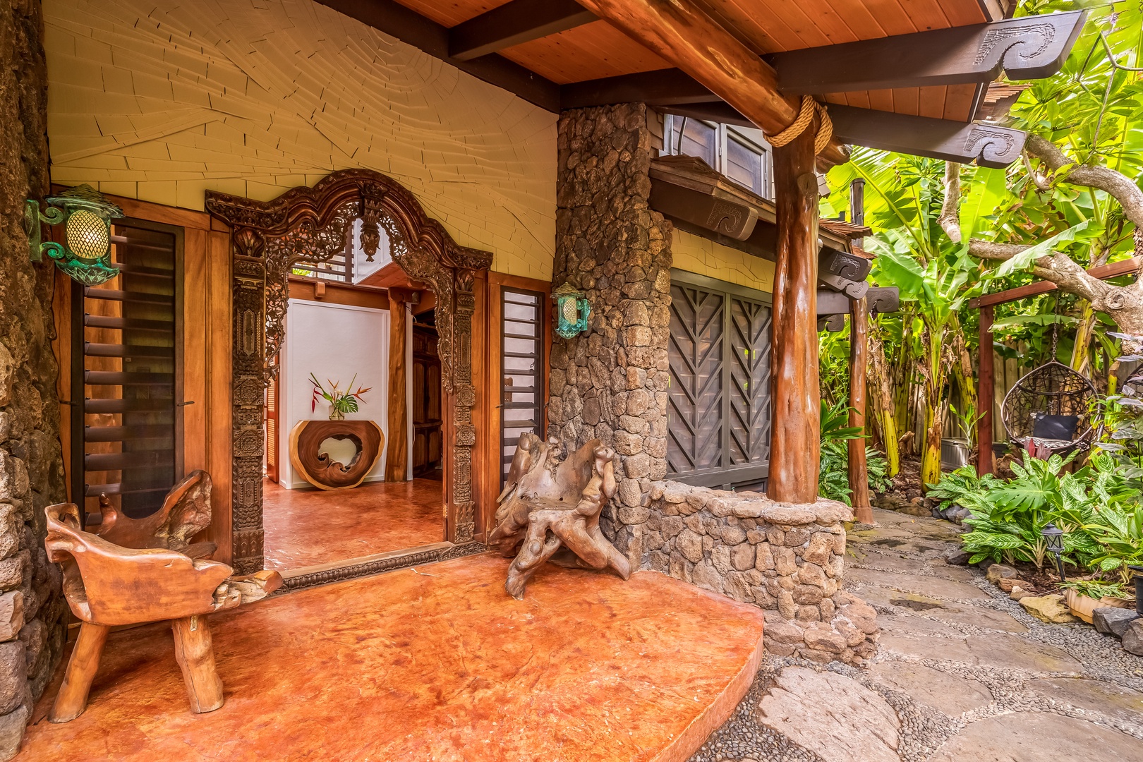 Waimanalo Vacation Rentals, Hawaii Hobbit House - Step into a cinematic retreat when you arrive at this property.