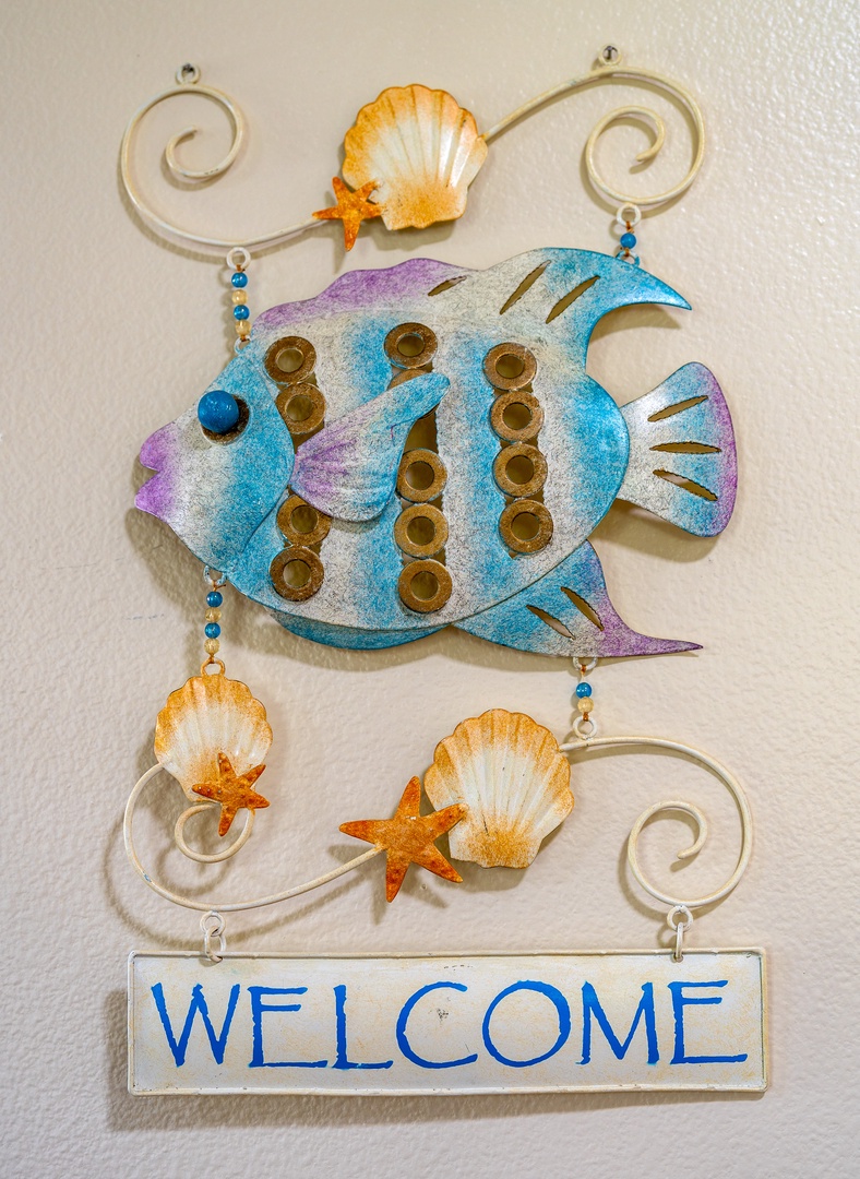 Kapolei Vacation Rentals, Ko Olina Kai 1027A - A welcome sign to greet you.