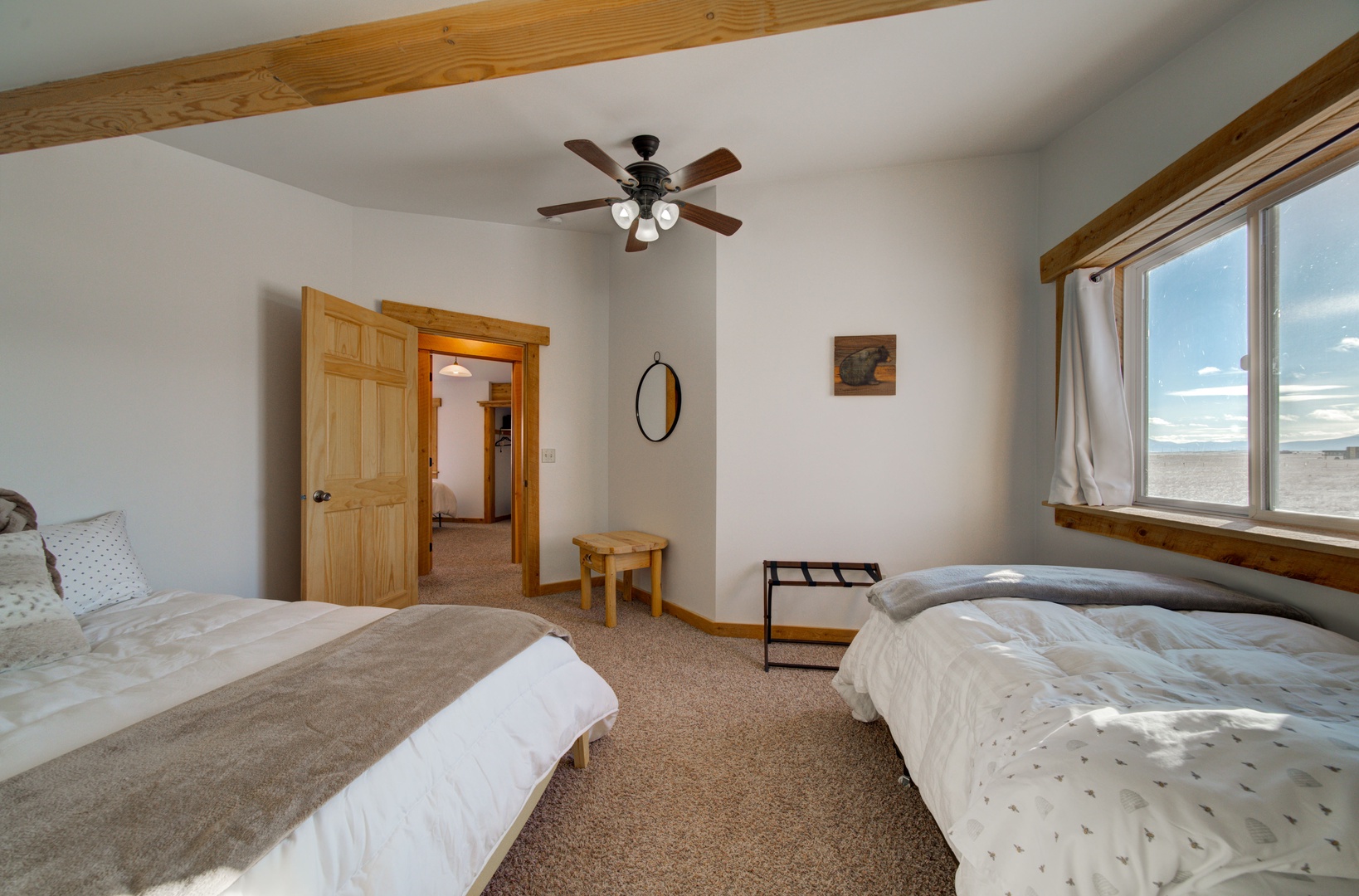 Livingston Vacation Rentals, OFB Sunset Grove - This room shares a guest bathroom with the other guest room