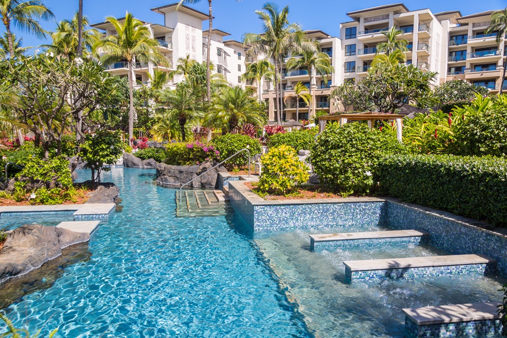 Kapalua Vacation Rentals, Ocean Dreams Villa 2203 at Montage Kapalua Bay* - Soak in the Cool Water Bubble Baths and Find the Hidden Hot Tub Spas. Lounge in a Tropical Oasis.