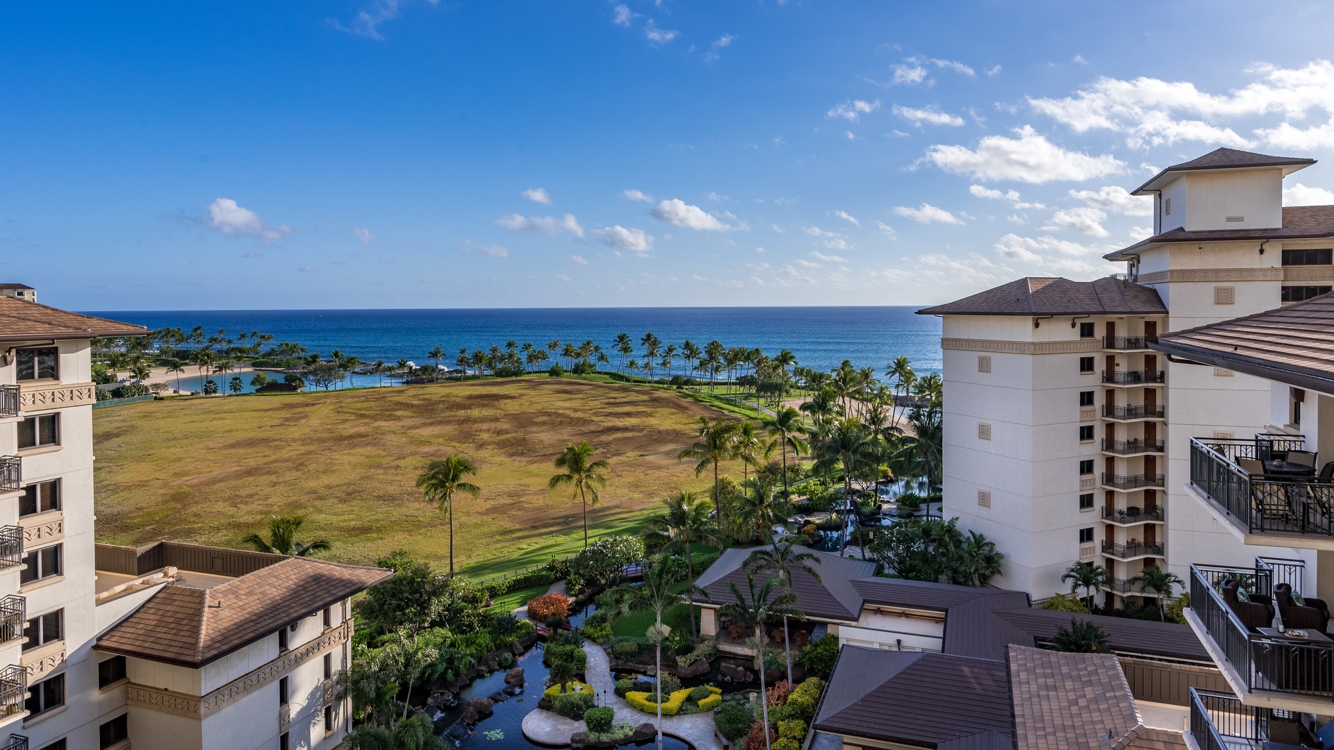 Kapolei Vacation Rentals, Ko Olina Beach Villas O1001 - Ocean view from the lanai.