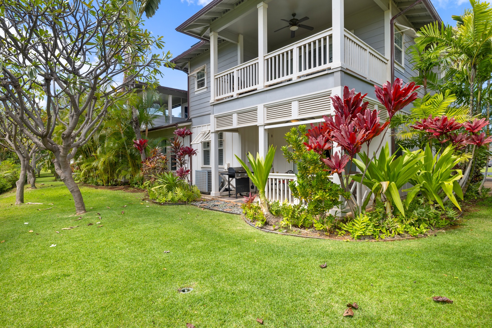 Kapolei Vacation Rentals, Coconut Plantation 1190-1 - Unwind and rest under sun dappled trees.