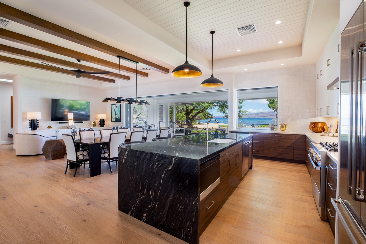 Kamuela Vacation Rentals, Puako Beach Getaway - A chef's dream come true: a luxury kitchen complete with high-end fittings, ready to host your gastronomic adventures.