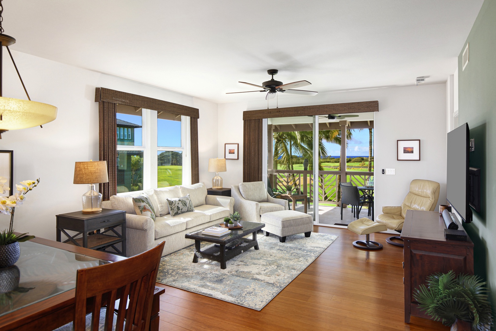 Koloa Vacation Rentals, Pili Mai 8C - Living room