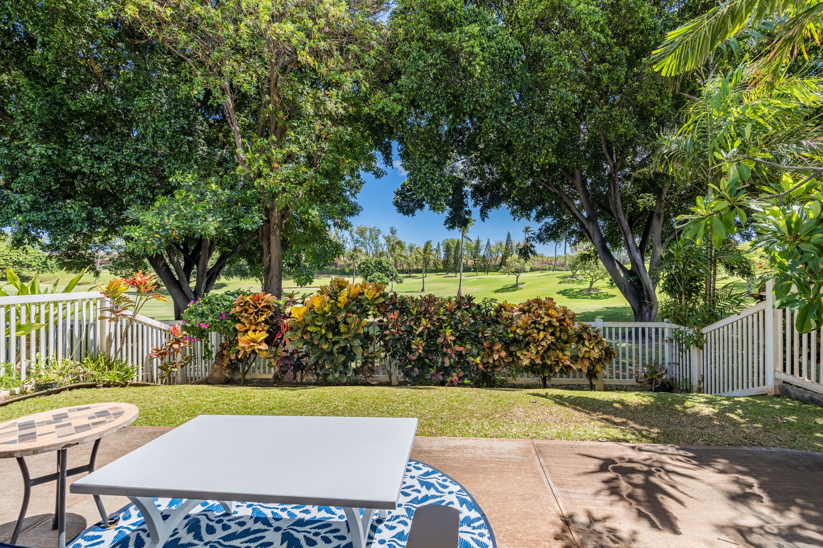 Kapolei Vacation Rentals, Fairways at Ko Olina 18C - Another view of the golf course from the lanai.