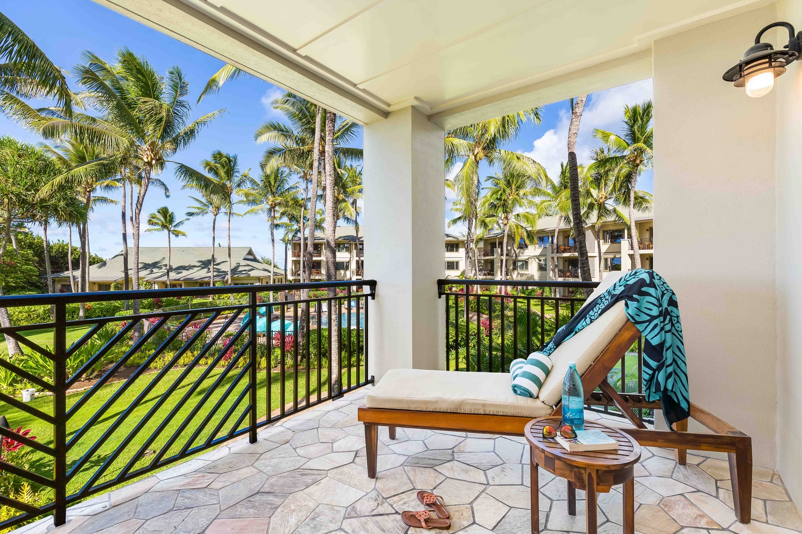 Kahuku Vacation Rentals, Turtle Bay Villas 206 - Lanai with ocean views