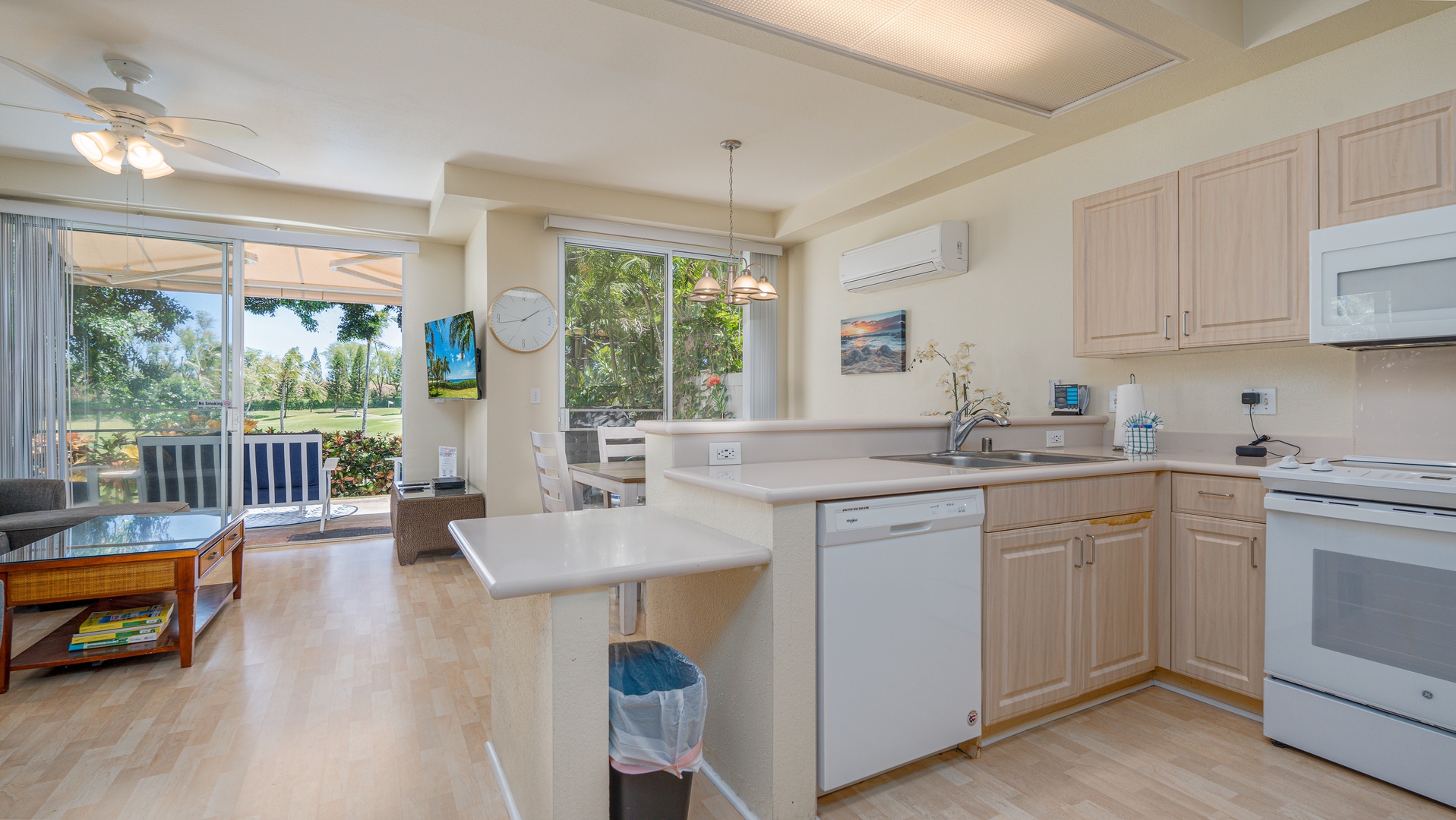 Kapolei Vacation Rentals, Fairways at Ko Olina 18C - There's counter space for appetizers on game night!