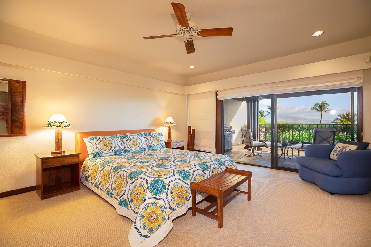 Kamuela Vacation Rentals, Mauna Kea Villas #13 - Second Primary Bedroom