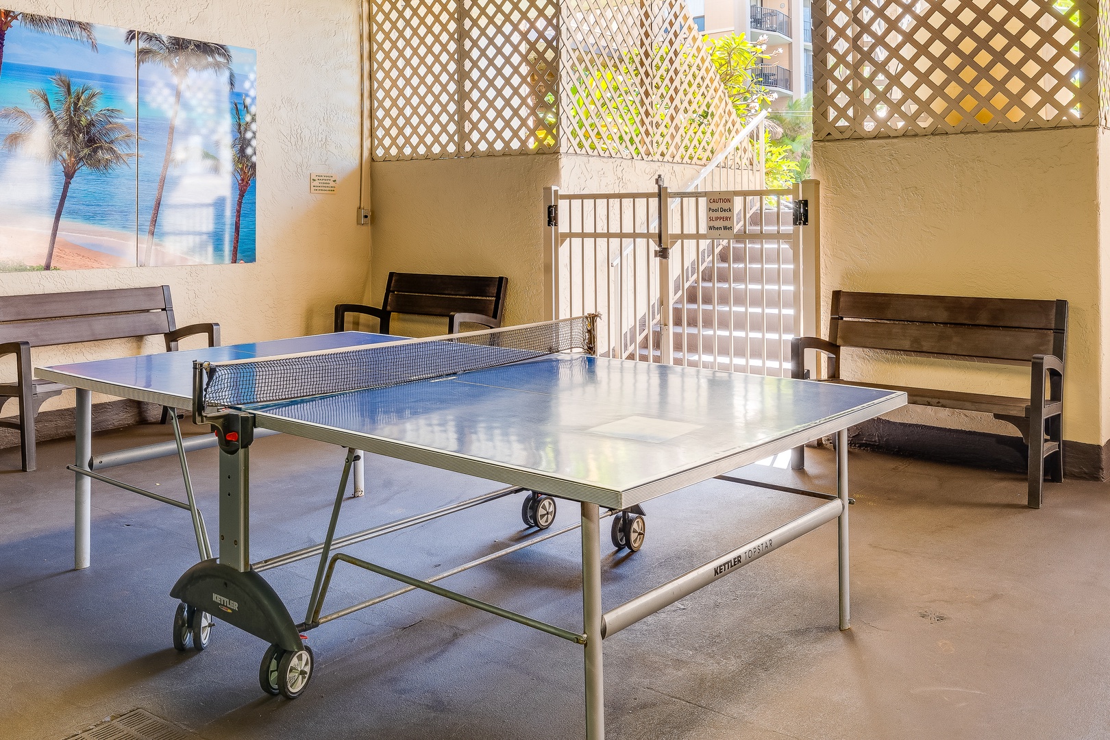 Lahaina Vacation Rentals, Royal Kahana 213 - Enjoy a friendly game at the shared ping pong table at Royal Kahana 213.