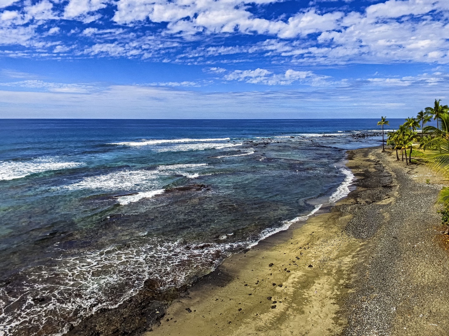 Kailua Kona Vacation Rentals, Keauhou Kona Surf & Racquet 1104 - Tide pools and lava flats trace the shoreline for a slow morning walk.