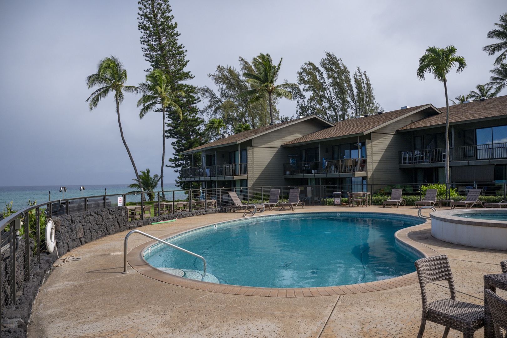 Lahaina Vacation Rentals, Polynesian Shores 114 - Cool off in the oceanfront pool, then dry out in a nearby lounger.