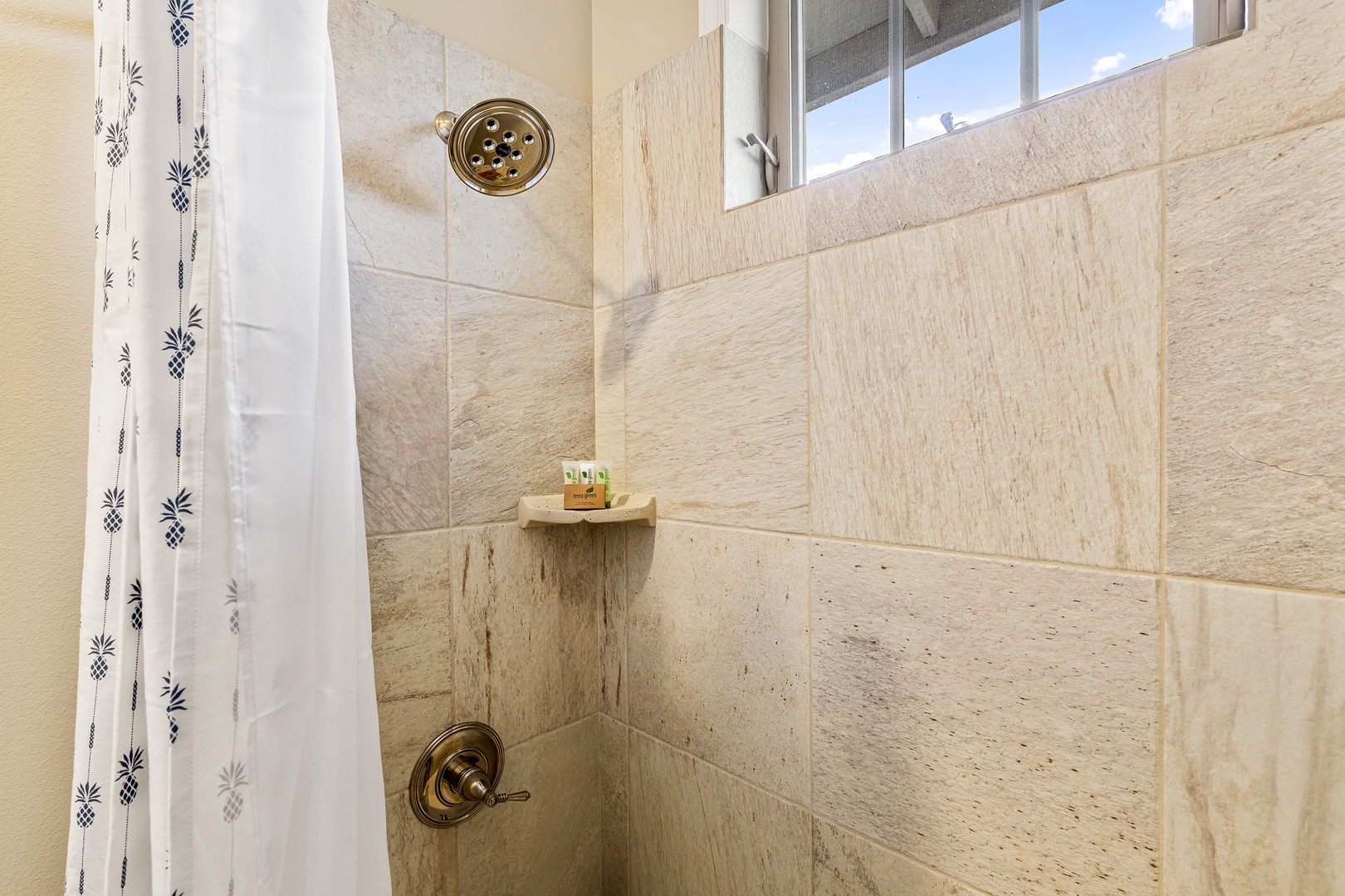 Kailua Kona Vacation Rentals, Holua Kai #9 - Tub /shower combo can be found in this bathroom