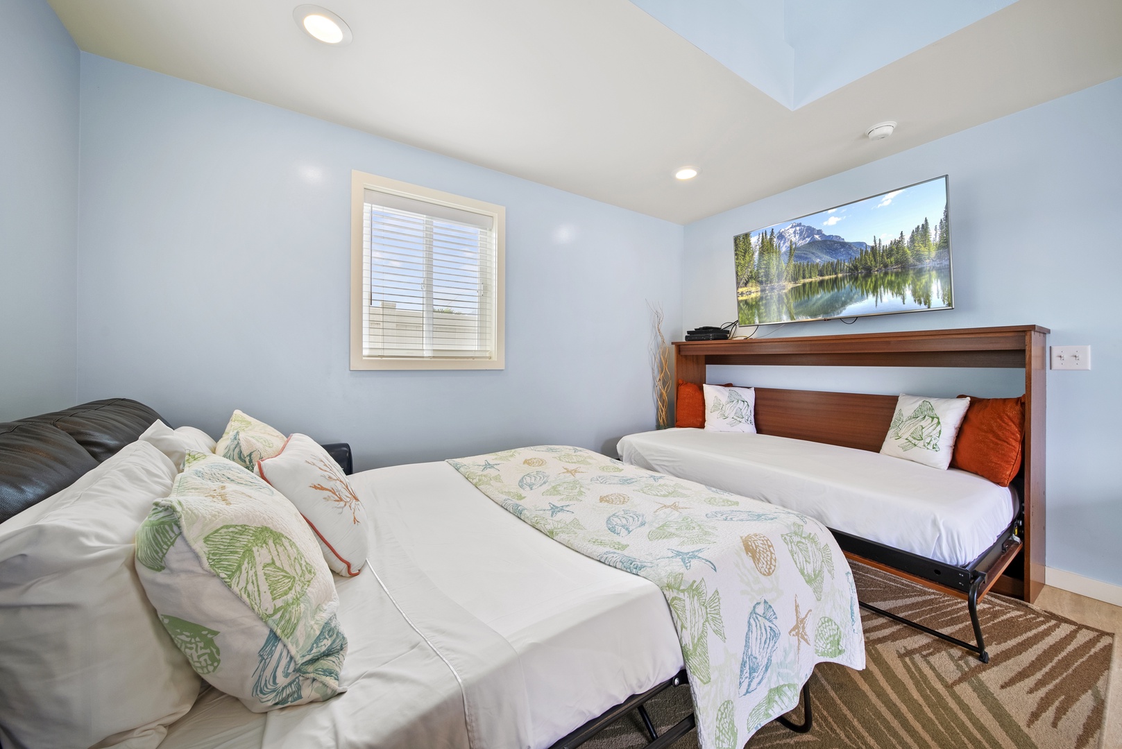 Waialua Vacation Rentals, Kala'iku Estate - Sofa that can pull into a queen sleeper