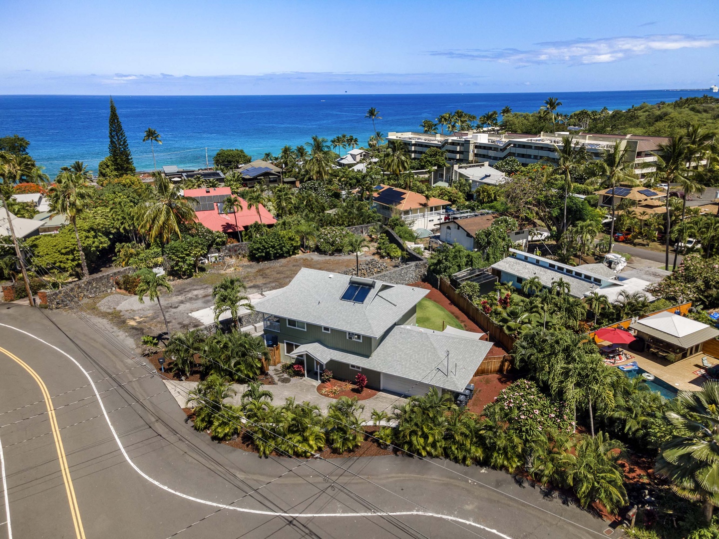 Kailua Kona Vacation Rentals, Hale A Kai - Views overlooking Hale A Kai and the Proximity to the Beach!