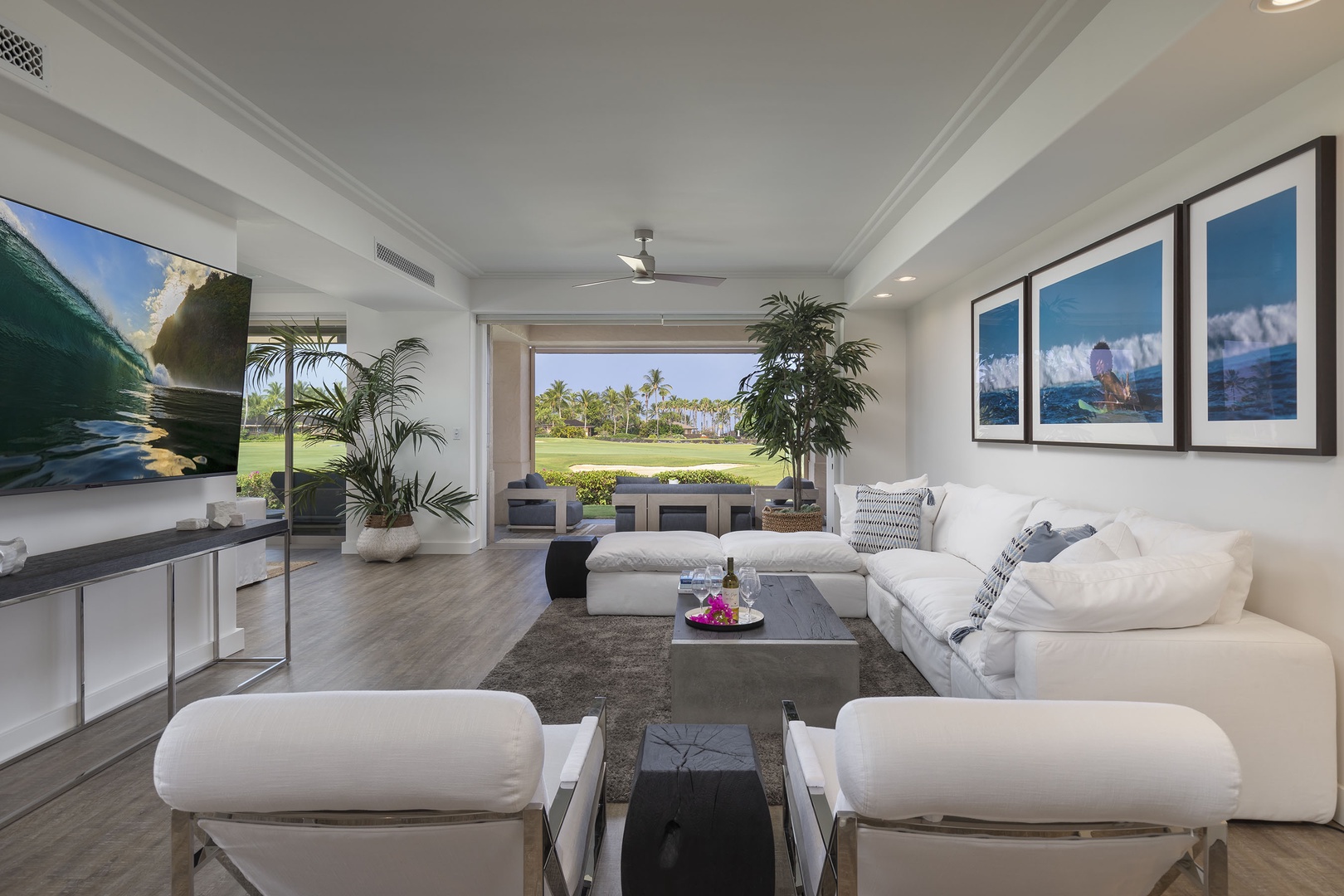 Kailua Kona Vacation Rentals, Hillside Villa 7101 - New to the rental market this villa has been completely renovated with contemporary furnishing and art