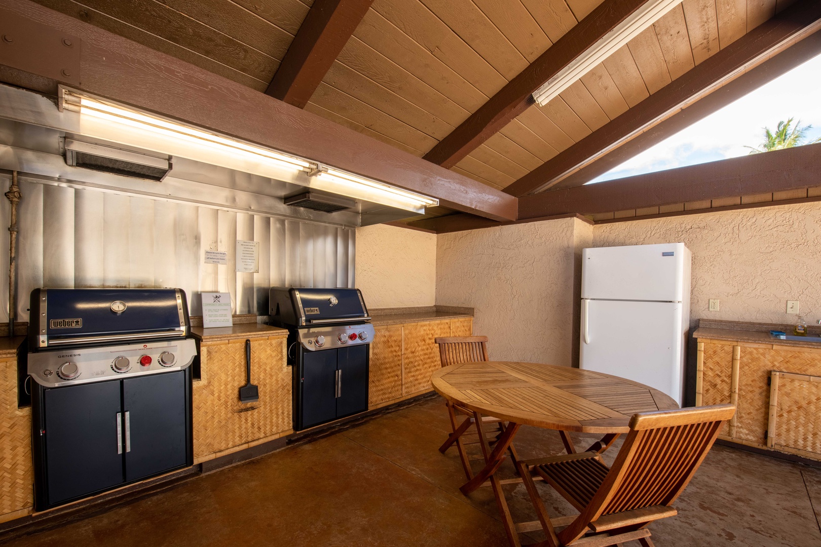 Waikoloa Vacation Rentals, Waikoloa Villas A107 - Pool Cabana A Outdoor Kitchen & Grilling Station