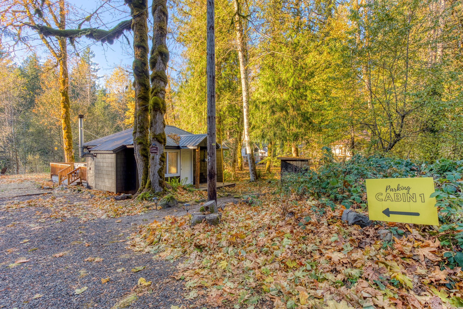 Rhododendron Vacation Rentals, Riverbend Cabin #1 - Surroundings