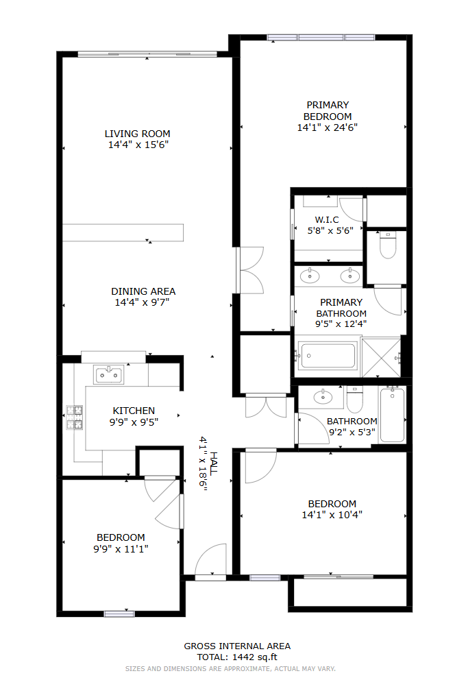 Kahuku Vacation Rentals, Turtle Bay Villas 311 - Floor plan