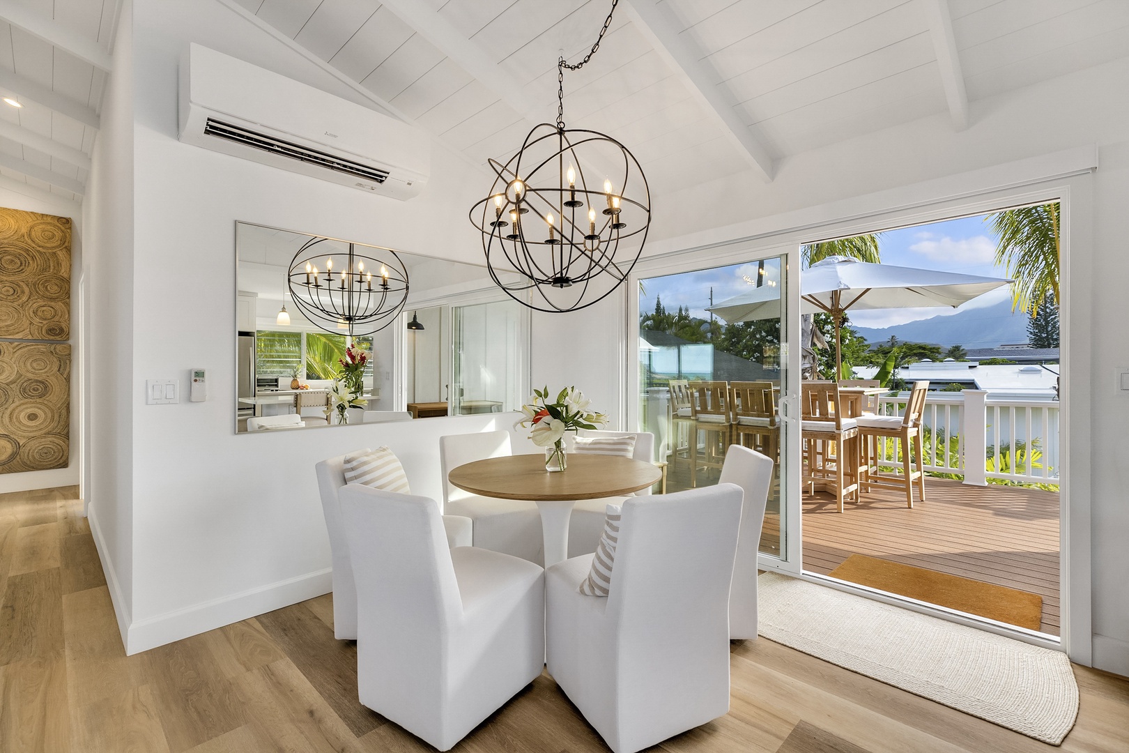 Kailua Vacation Rentals, Seahorse Beach House - Front House Dining