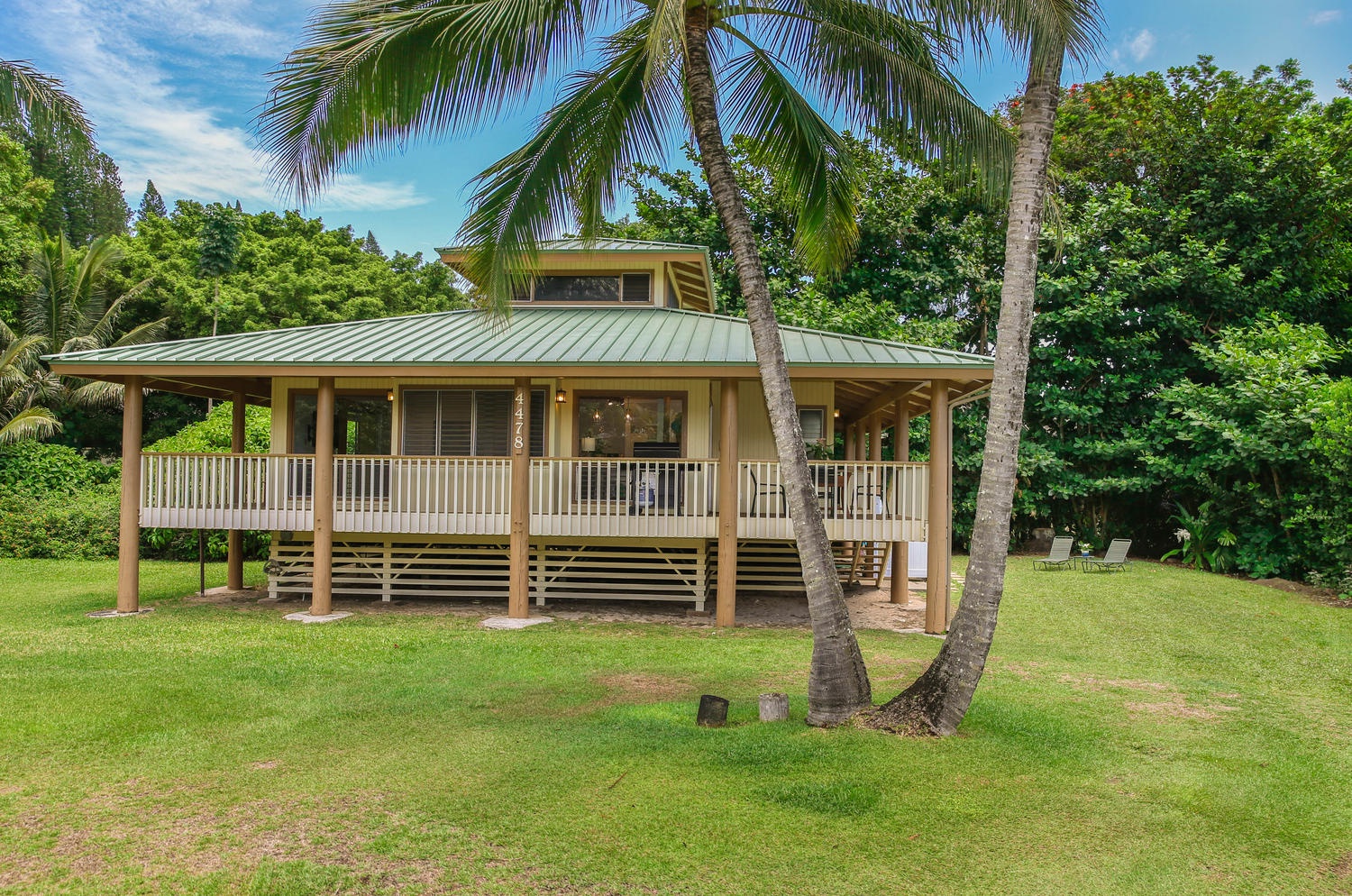 Hanalei Vacation Rentals, Hallor House TVNC #5147 - Front view of Hallor Hale