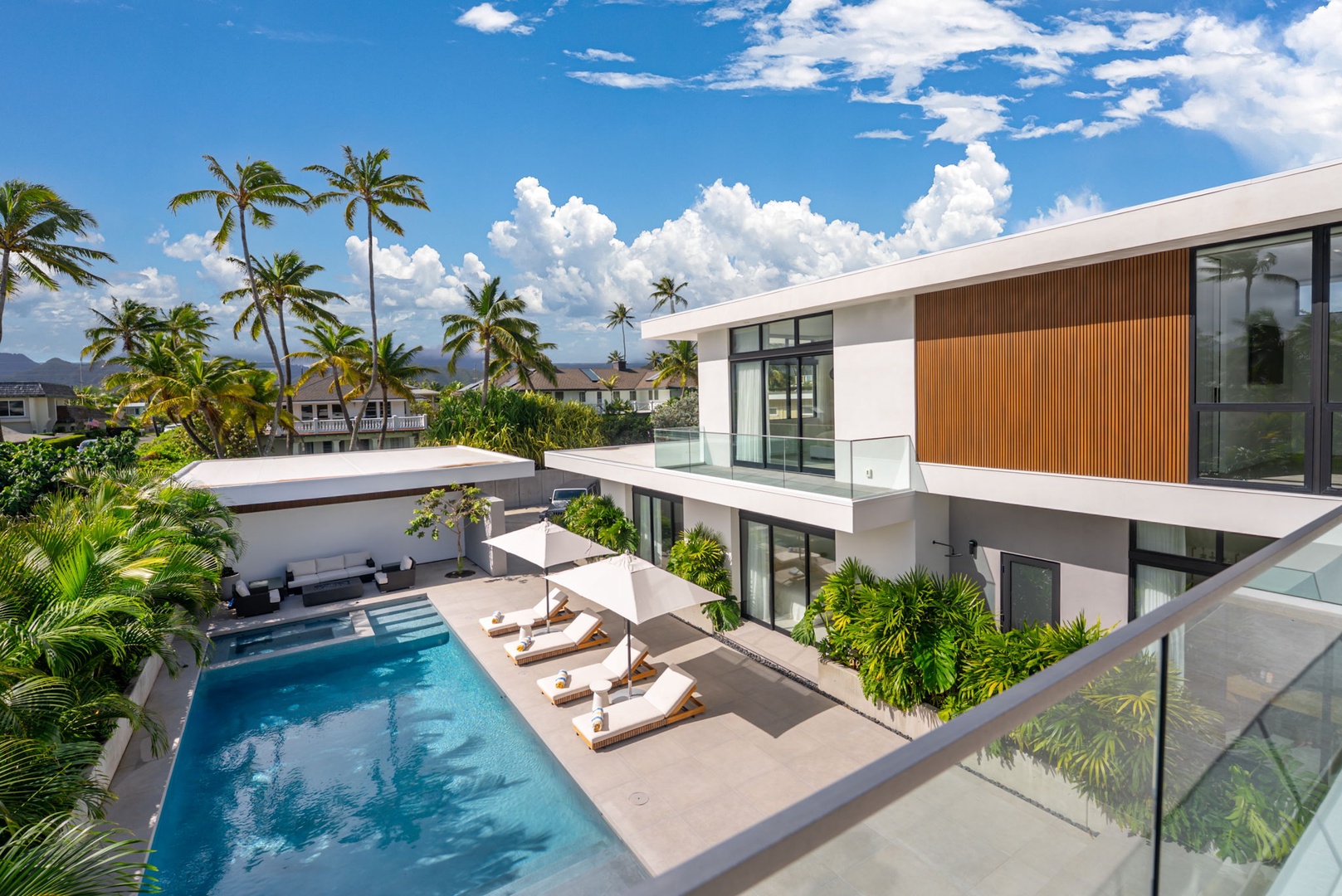 Kailua Vacation Rentals, Kailua Beach Escape - From sunrise to sunset, the resort-style pool creates a welcoming backdrop for every day.