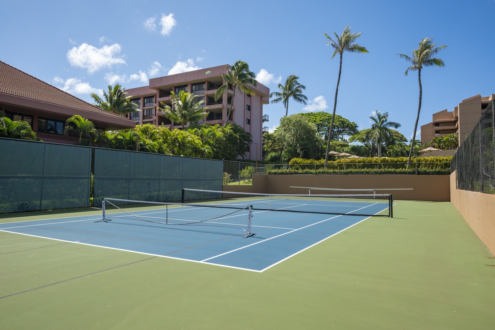 Lahaina Vacation Rentals, Kahana Villas E408 - How about hitting the community tennis court for a match?