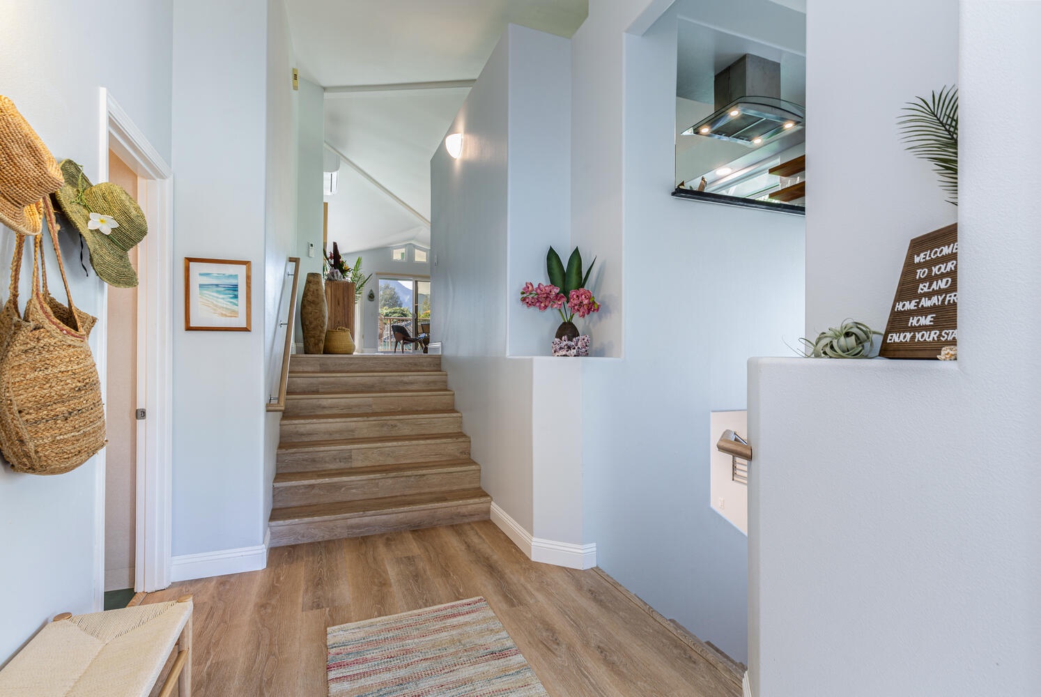 Princeville Vacation Rentals, Sea Glass - The foyer.