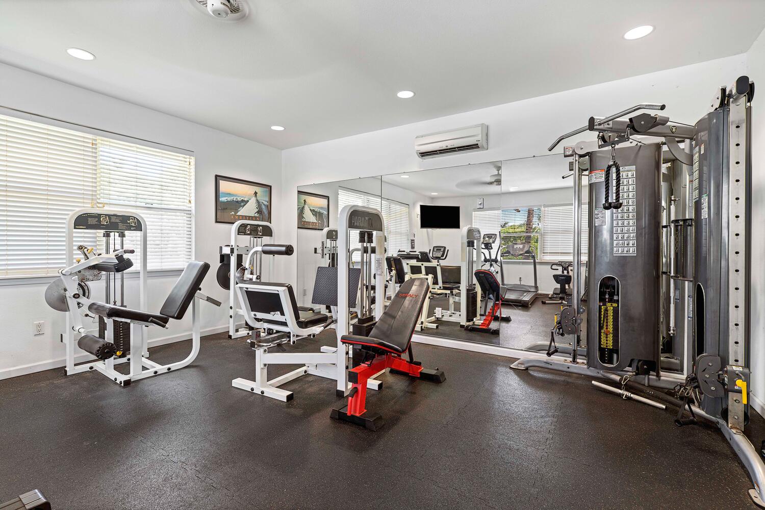 Kamuela Vacation Rentals, Mauna Lani Fairways #902 - With a wide selection and AC, you'll never miss a quick workout even on vacation.