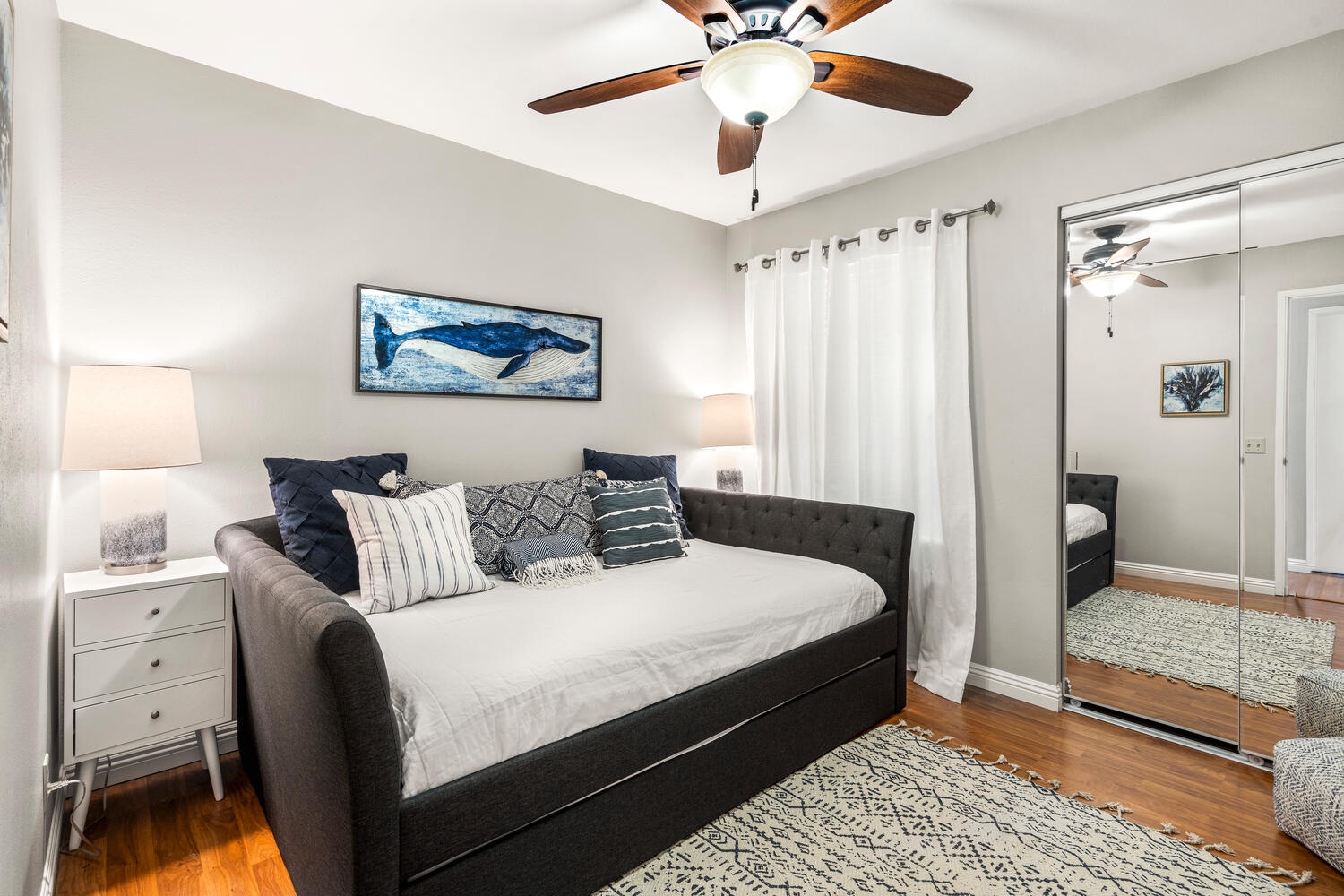Waikoloa Vacation Rentals, Fairway Terrace F-107 - Guest bedroom