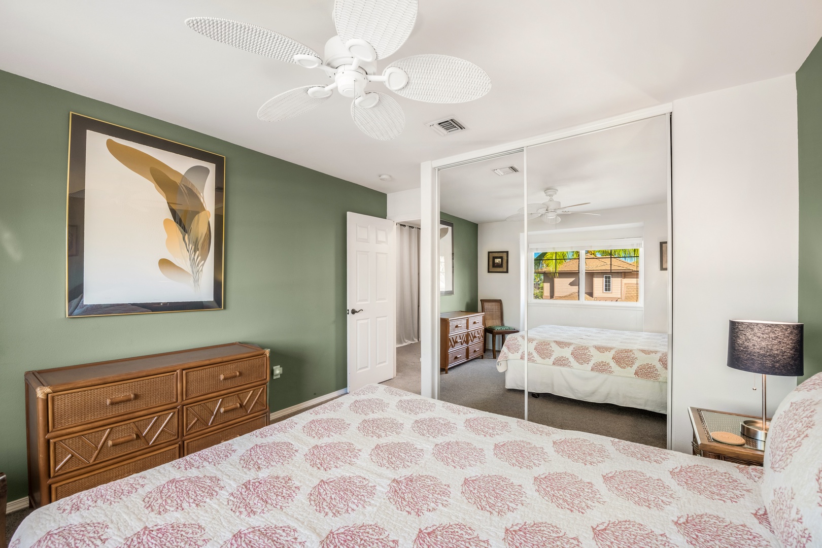 Waikoloa Vacation Rentals, Waikoloa Colony Villas 403 - This tranquil guest suite includes a queen bed, charming decor, and plenty of light—ideal for family or visiting friends.