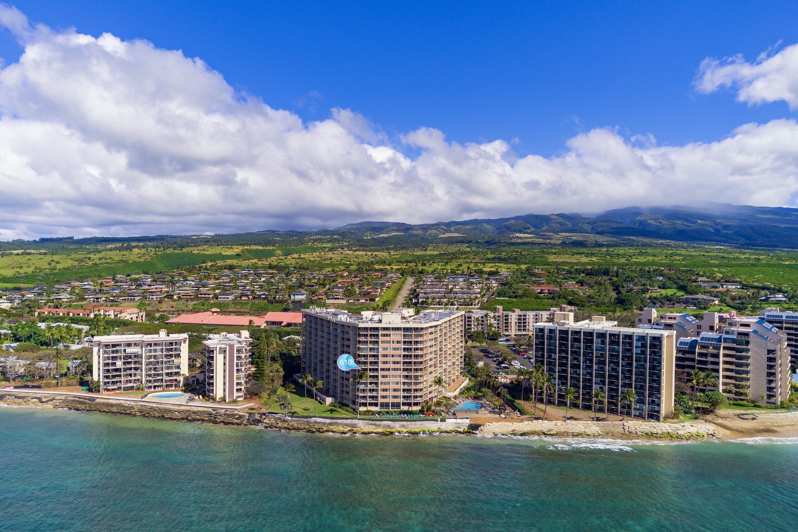 Lahaina Vacation Rentals, Royal Kahana 610 - Enjoy oceanfront living at its finest with this scenic resort offering breathtaking views of the coastline and easy beach access.