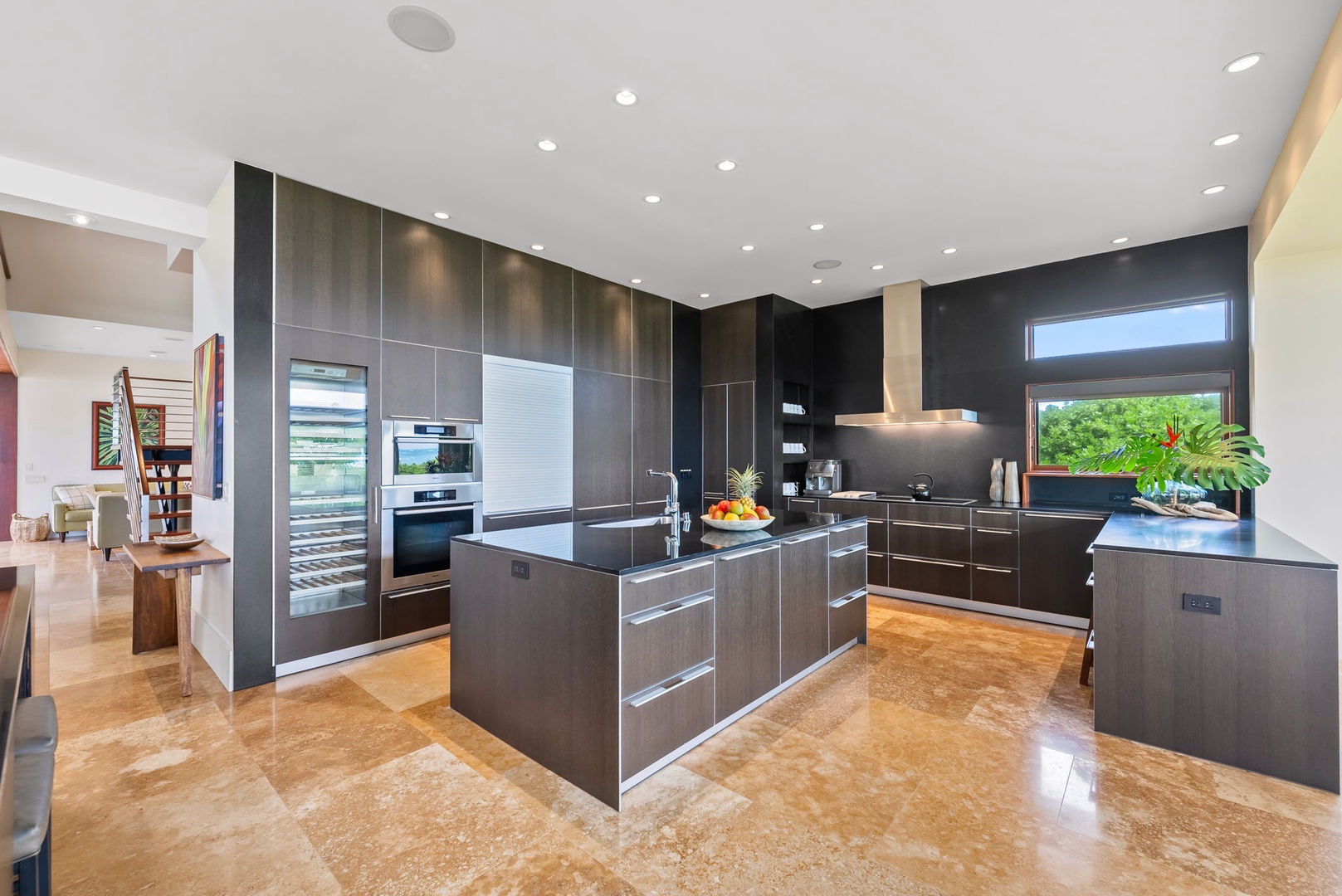 Kailua Vacation Rentals, Makalei - The kitchen features top of the line appliances and wide counter spaces to make meal prepping a breeze.