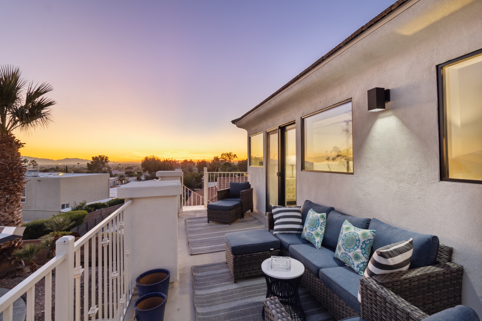 Phoenix Vacation Rentals, Majestic Mountain Views at Piestewa Peak Paradise - You'll be able to sit on the deck and enjoy some of the most beautiful Arizona Sunsets while sipping your cocktail