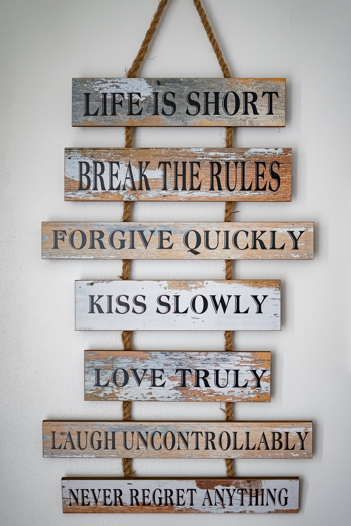 Kahuku Vacation Rentals, Kuilima Estates West #85 - Great rules to live by!