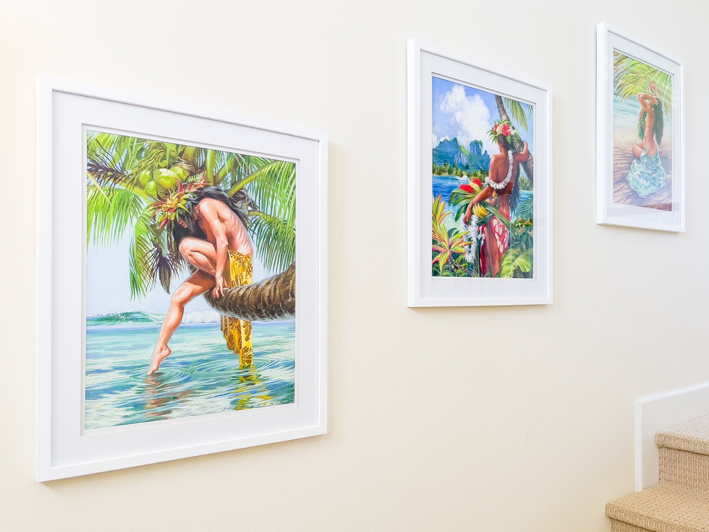 Kamuela Vacation Rentals, Kulalani 1701 at Mauna Lani - Beautiful Artwork Adorns the Walls