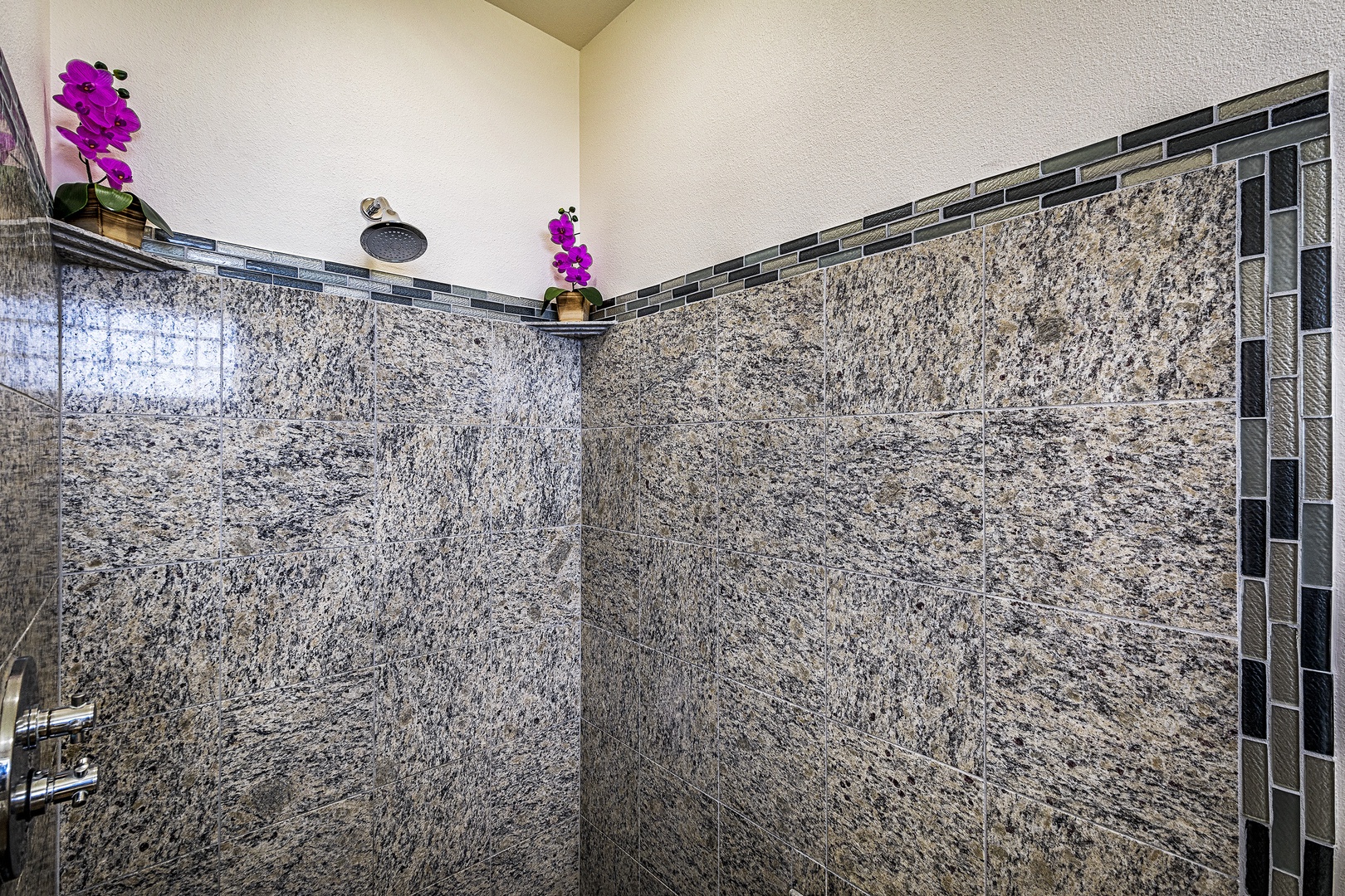 Kailua Kona Vacation Rentals, Maile Hale - Walk in shower in the Primary bathroom