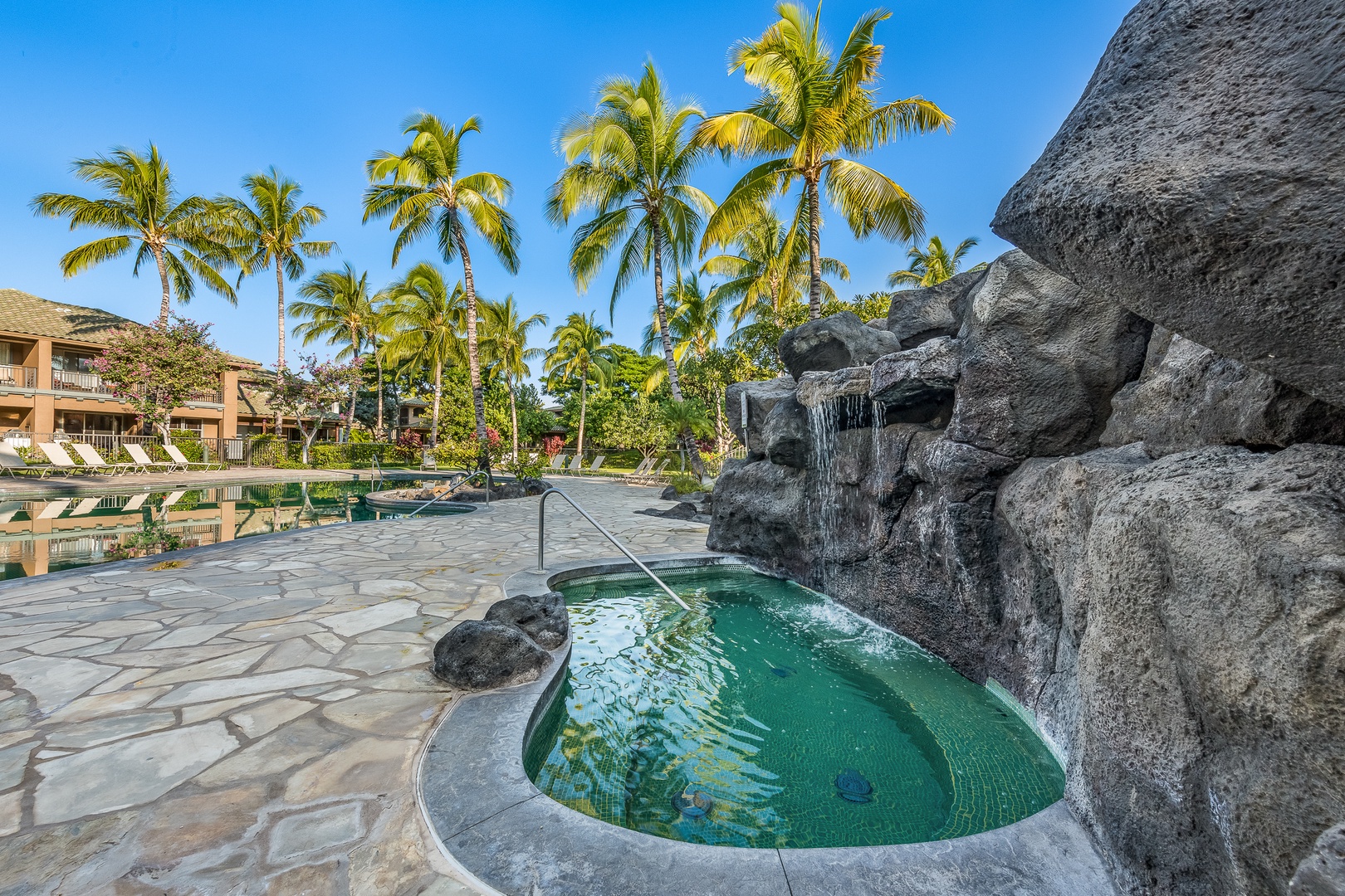 Kamuela Vacation Rentals, Mauna Lani Fairways #603 - The Fairways Jacuzzi & Waterfall