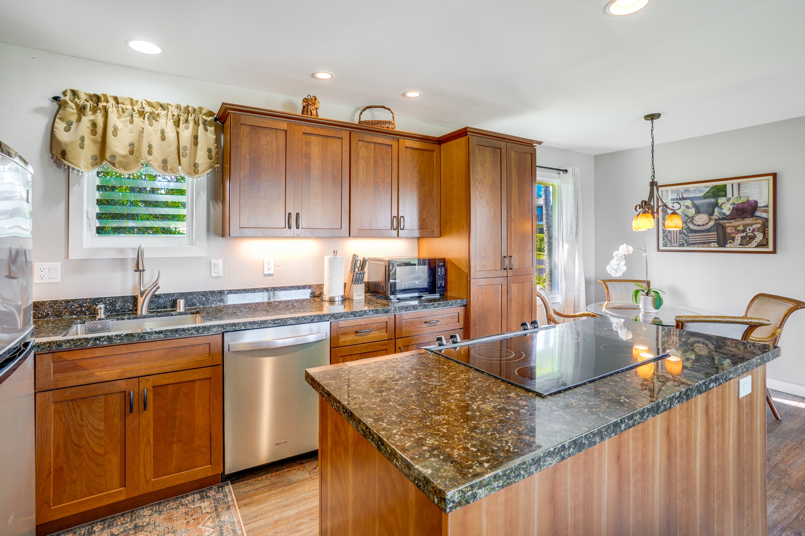 Princeville Vacation Rentals, Alii Kai 7201 - The modern kitchen, open to the living and dining areas, is a culinary delight.