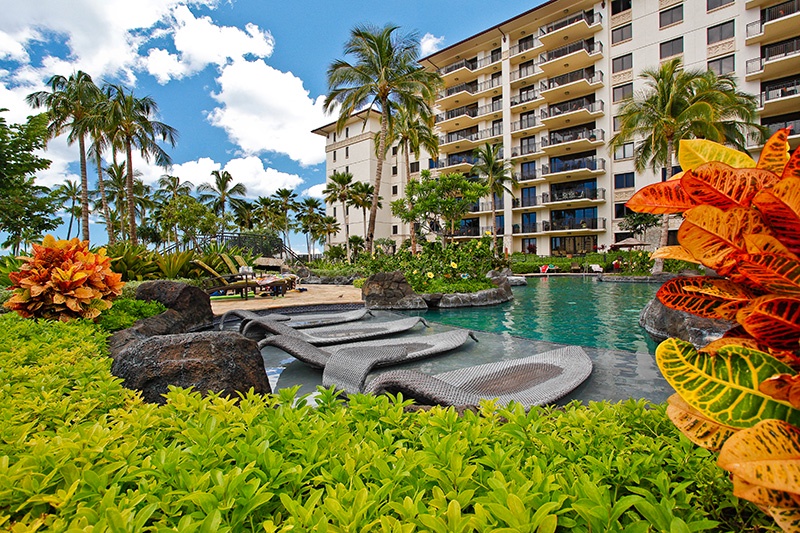 Kapolei Vacation Rentals, Ko Olina Beach Villas O724 - Relax and unwind surrounded by gardens and water.