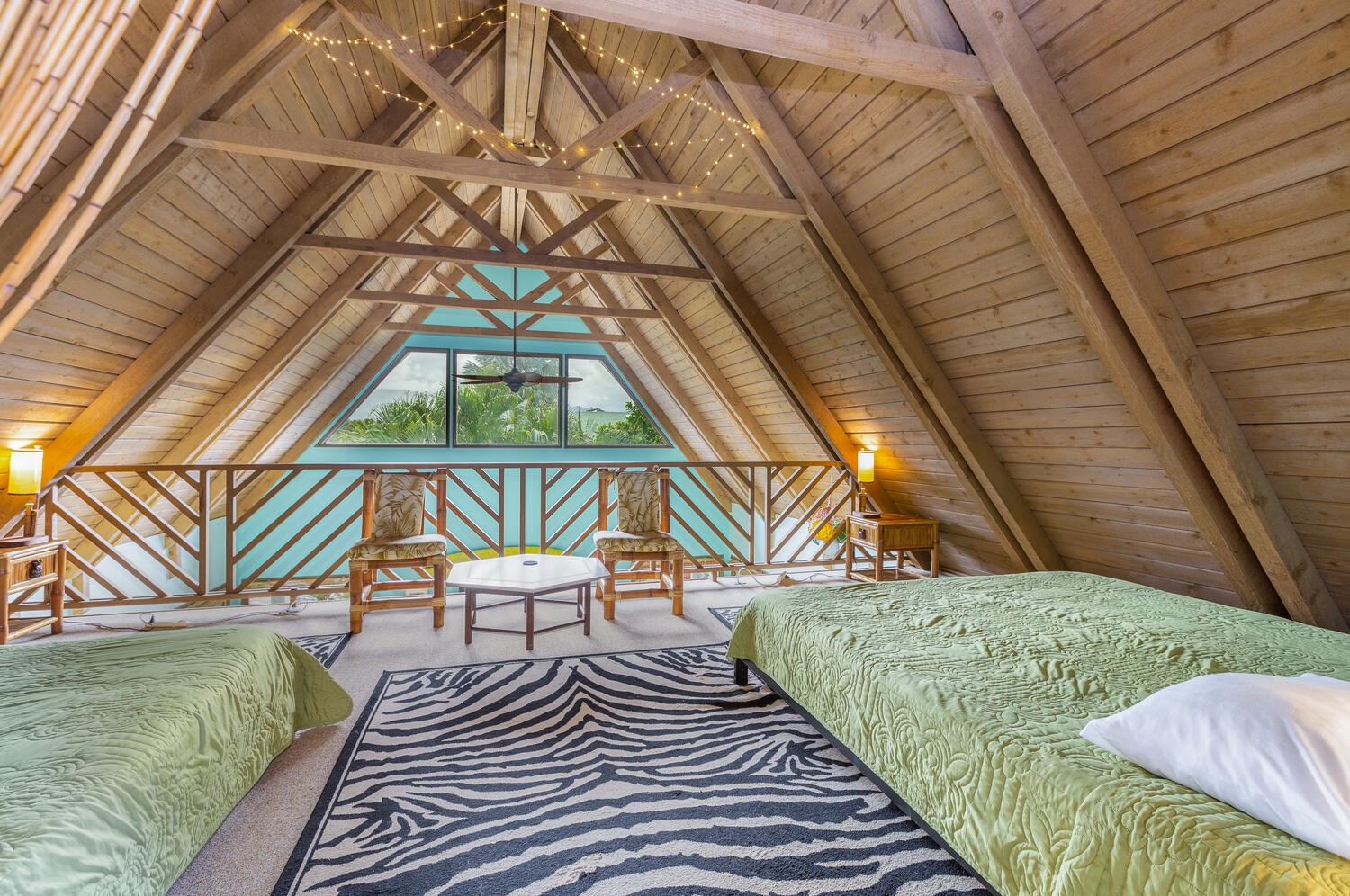 Princeville Vacation Rentals, Ailana Hale - Two king size beds in the loft area