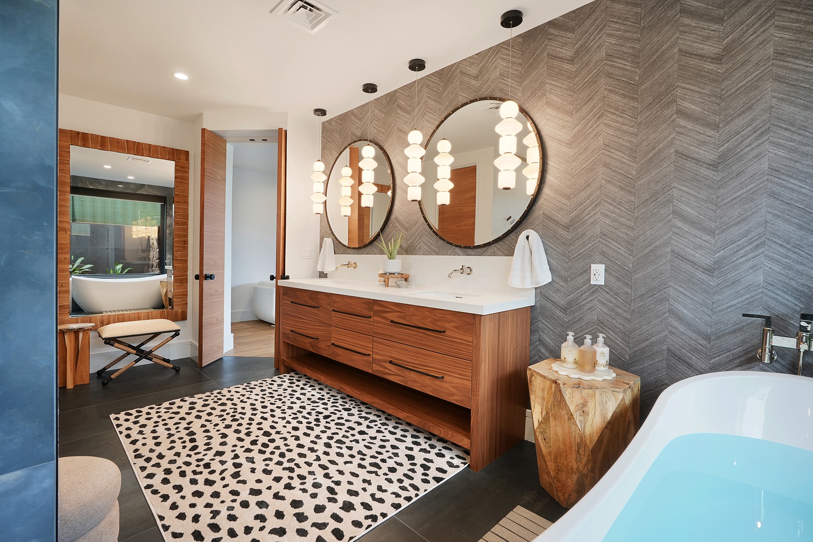 Koloa Vacation Rentals, Hale O Ka Nene - Indulge in a designer bathroom, where double vanities and elegant finishes elevate every moment.