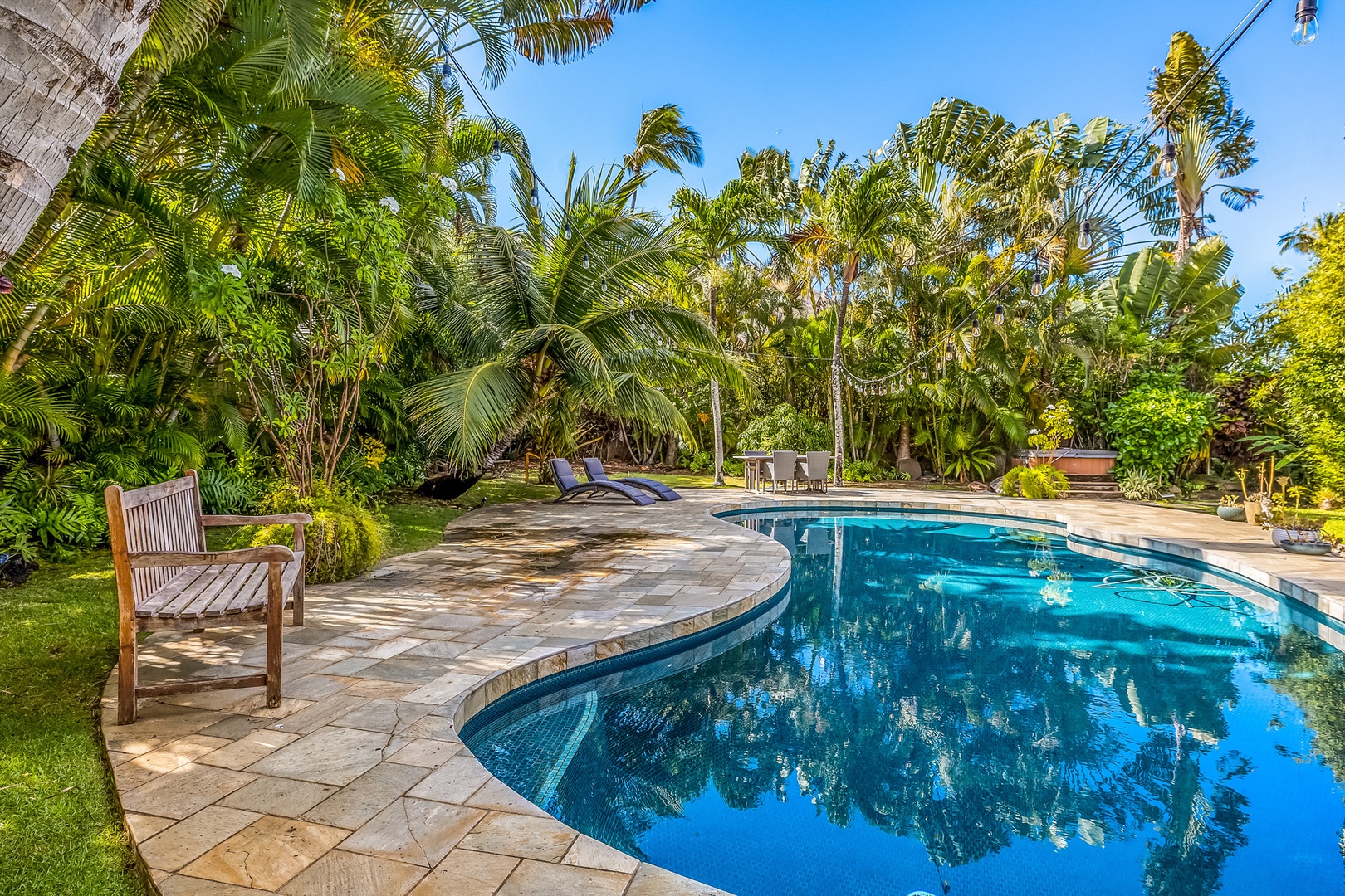 Honolulu Vacation Rentals, Hale Ho'omaha - Soak up the sun poolside or jump in to cool off