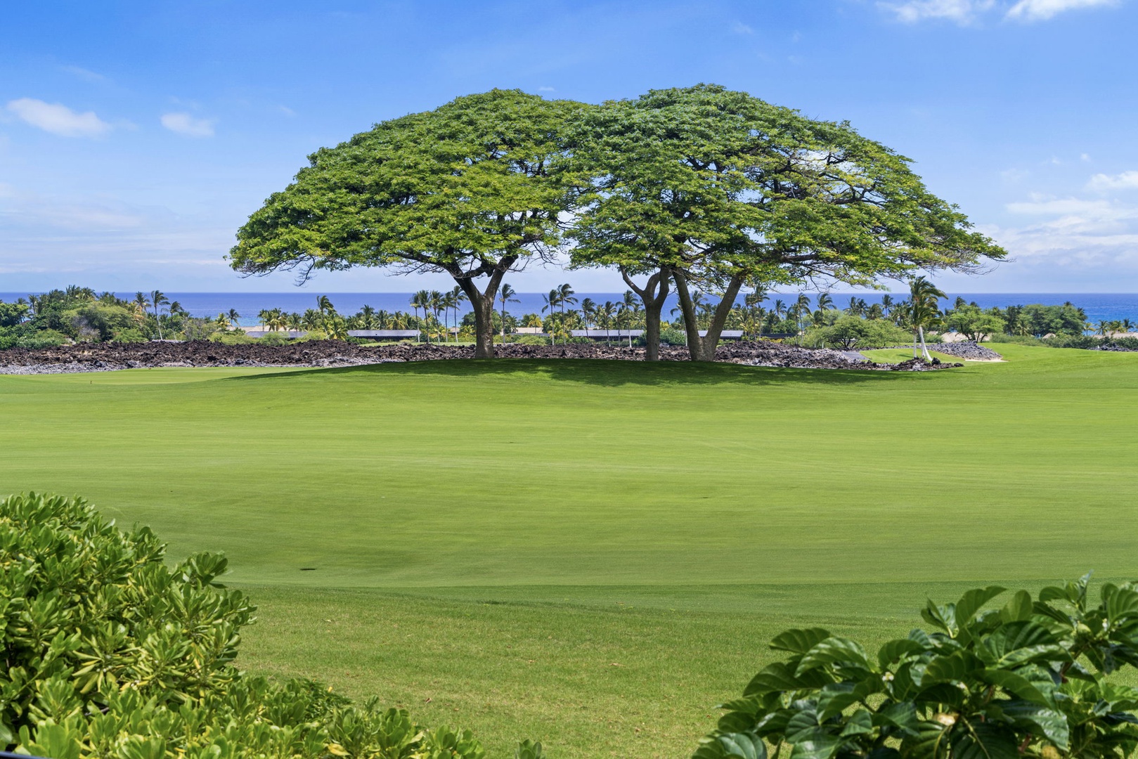 Kailua Kona Vacation Rentals, 3BD Pakui Street Estate (149) at Hualalai Resort - Take in the signature Hualalai view, where manicured greens roll straight toward the bright blue Pacific.