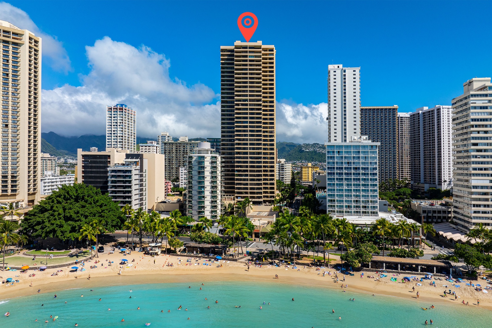 Honolulu Vacation Rentals, Aston Waikiki Beach Tower 602 - Explore Waikiki’s vibrant beachfront, steps away from your luxurious stay.