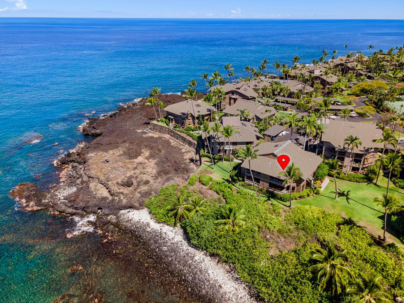 Kailua Kona Vacation Rentals, Kanaloa at Kona 3303 - Aerial view of your home away from home!